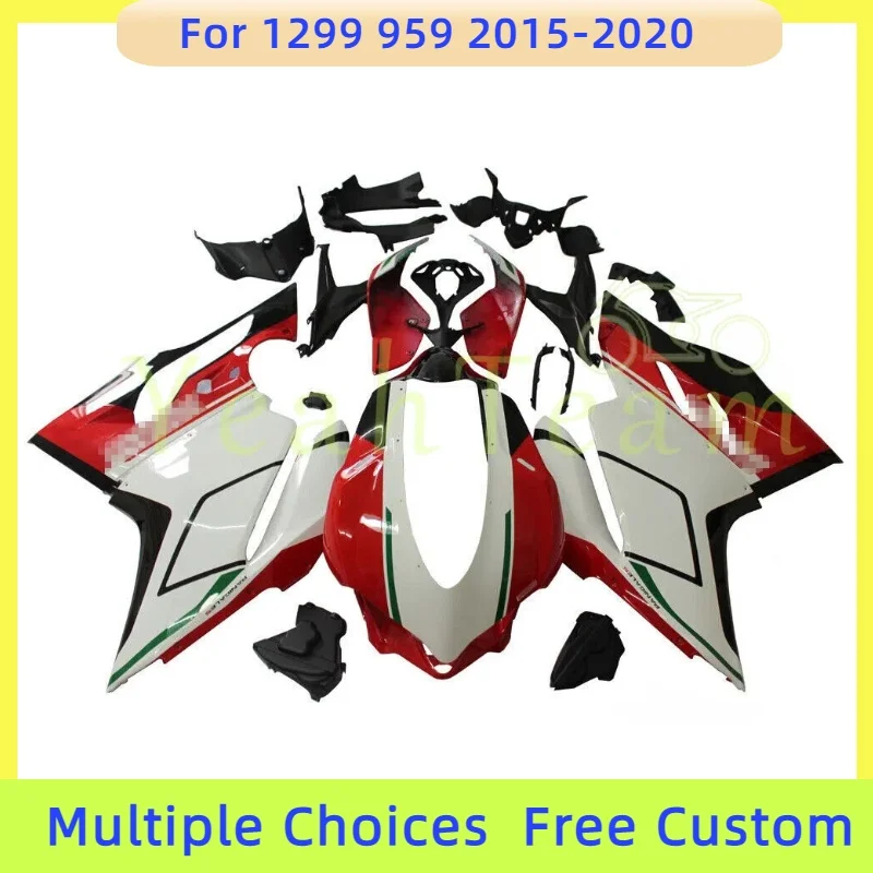 Полный комплект обтекателей из АБС-пластика, подходящий для Ducati Panigale 1299 959 2015-2020, обтекатели мотоцикла, окрашенный комплект кузова
Полный комплект обтекателей из АБС-пластика, подходящий для Ducati Panigale 1299 959 2015-2020, обтекатели мотоцикла, окрашенный комплект кузова