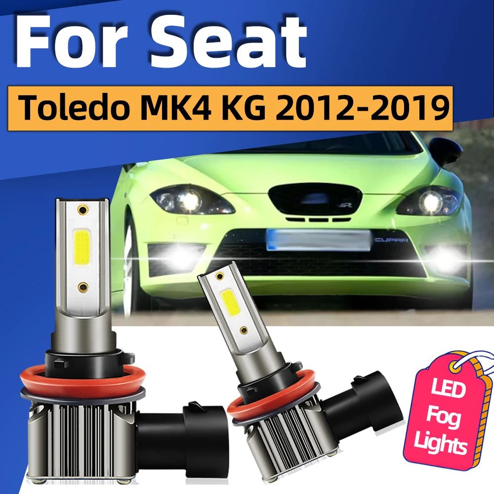 2x Fog Light Lamps 15000LM For Seat Toledo MK4 KG 2012 2013 2014 2015 2016 2017 2018 2019 Auto Bulbs 6000K LED Car Foglights 12V
2x Fog Light Lamps 15000LM For Seat Toledo MK4 KG 2012 2013 2014 2015 2016 2017 2018 2019 Auto Bulbs 6000K LED Car Foglights 12V