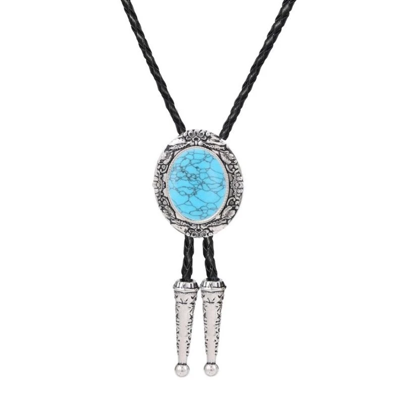 Distinctive Men's Leather Bolo Tie Men's Leather Rodeos Necktie Garment for Men's Western Wear
Distinctive Men's Leather Bolo Tie Men's Leather Rodeos Necktie Garment for Men's Western Wear