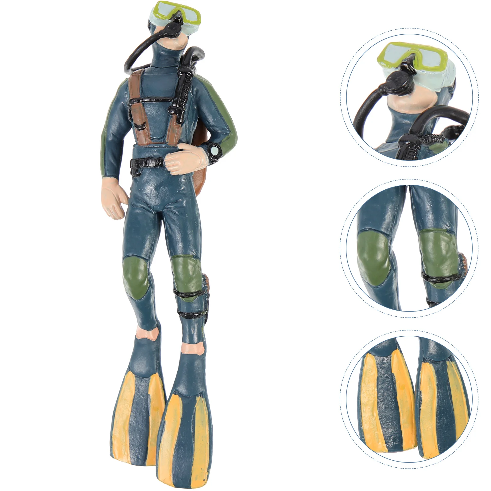 Aquarium Floating Diver Ornament Model Kids Toys Lifelike Statue Decorations Scuba Action Figure
Aquarium Floating Diver Ornament Model Kids Toys Lifelike Statue Decorations Scuba Action Figure
