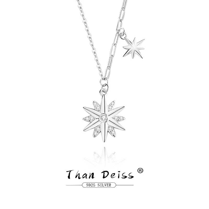 925 Silver Shiny Hexagonal Star Necklace New Simple Fashion Pendant Japanese & Korean Style Fine Jewelry For Girlfriend Gift
925 Silver Shiny Hexagonal Star Necklace New Simple Fashion Pendant Japanese & Korean Style Fine Jewelry For Girlfriend Gift
