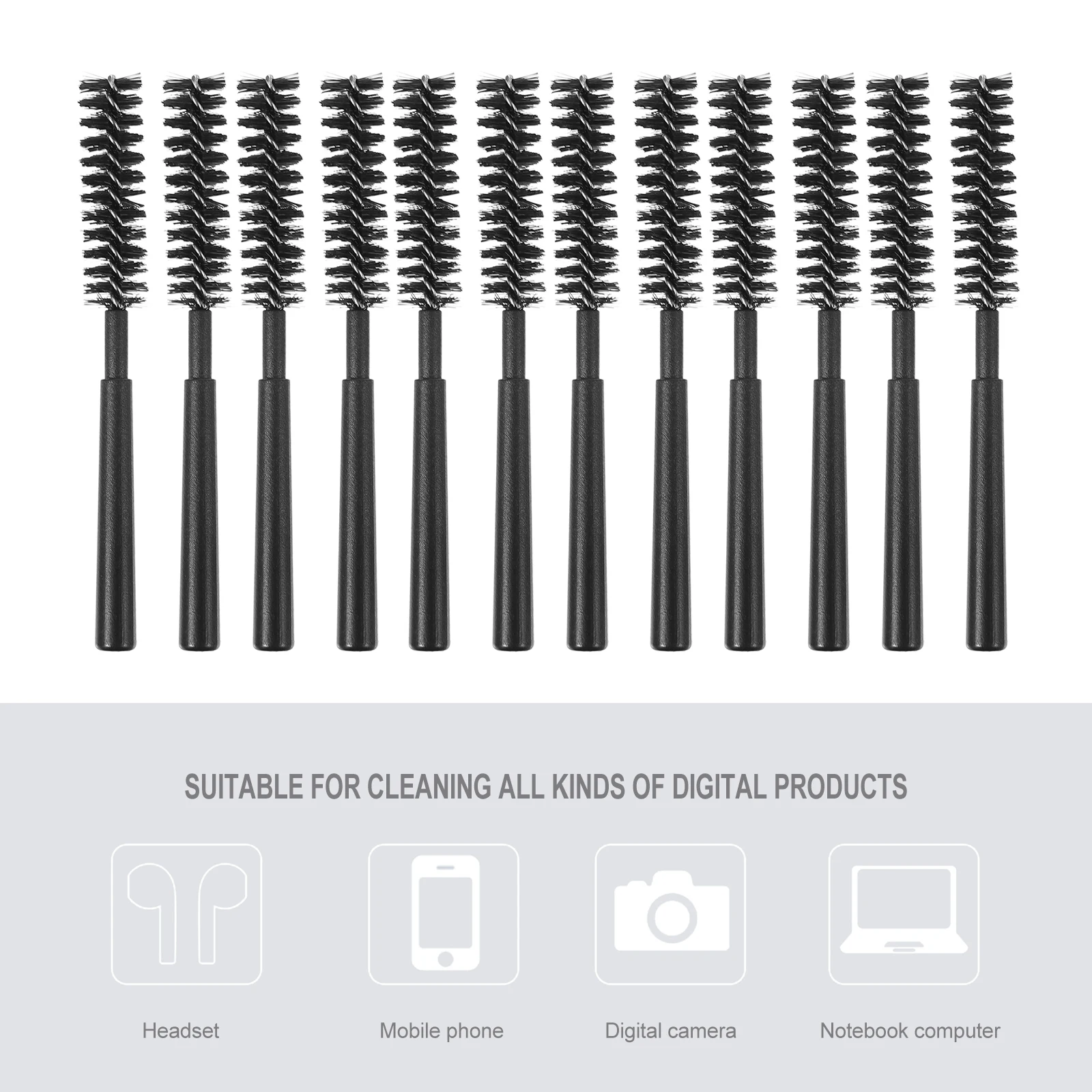 12pcs Mini Cleaning Brushes for Headphone Charging Case Tools Soft Bristles Portable Easy to Store Camera Accessories Earphones
12pcs Mini Cleaning Brushes for Headphone Charging Case Tools Soft Bristles Portable Easy to Store Camera Accessories Earphones