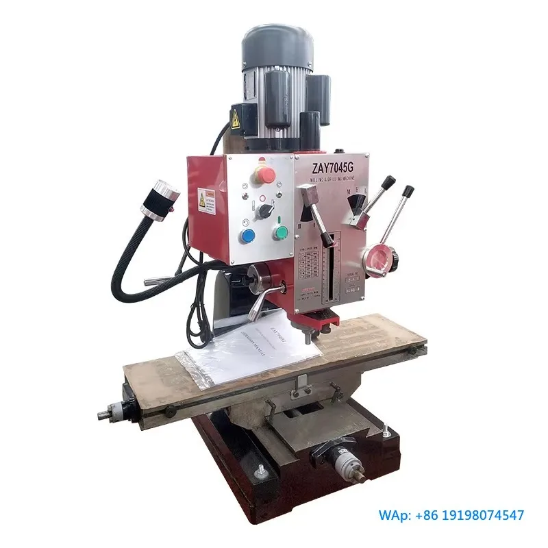 ZAY7045G Round Column Gear Driven Manual Drilling and Milling Machine
ZAY7045G Round Column Gear Driven Manual Drilling and Milling Machine