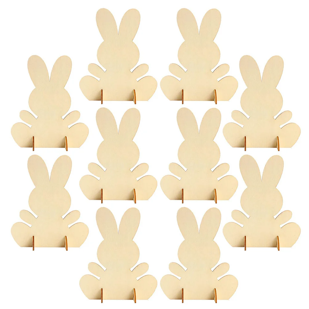 10 Pcs Wood Easter Bunny Decor Unfinished Rabbit Table nament Kids DIY Crafts Smooth Edge Safe Family Decorations Easter
10 Pcs Wood Easter Bunny Decor Unfinished Rabbit Table nament Kids DIY Crafts Smooth Edge Safe Family Decorations Easter