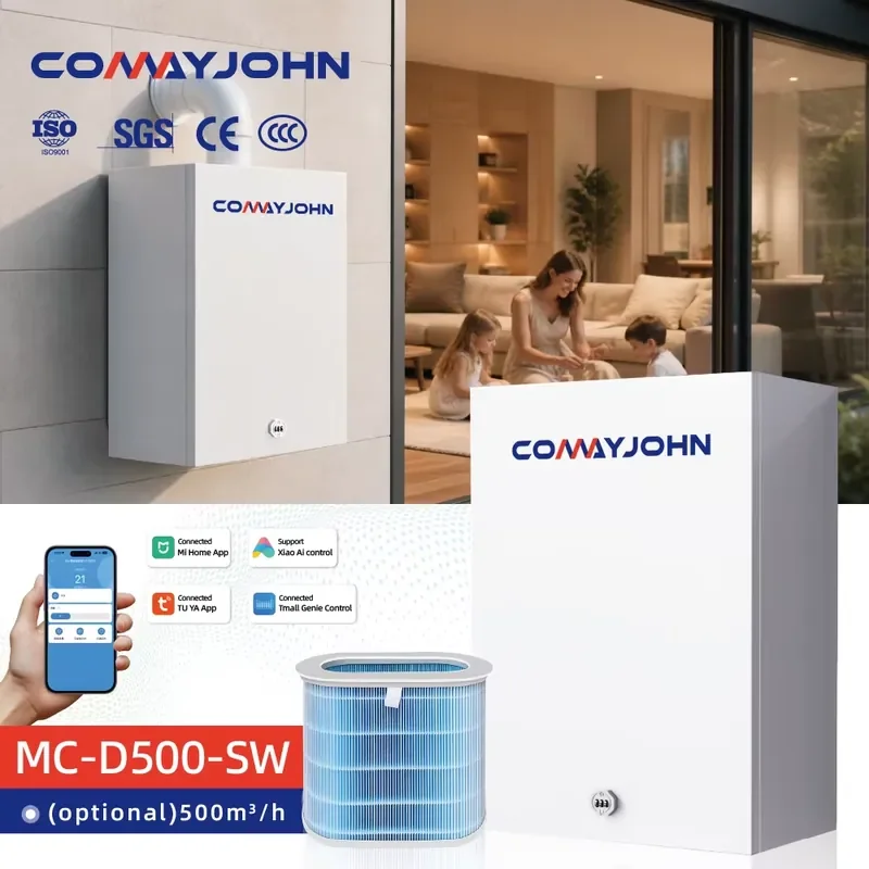 MC-D500-SW Recuperator Wall Mounted Outdoor Ventilation Exhaust Fans House Fresh air Ventilation System
MC-D500-SW Recuperator Wall Mounted Outdoor Ventilation Exhaust Fans House Fresh air Ventilation System