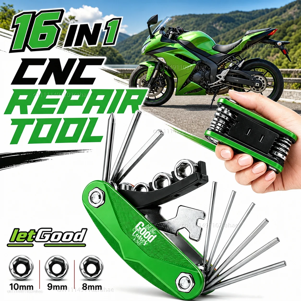 For Kawasaki Ninja H2 H2R Zx6R Zx12R 400 650 1000 Zx9R Motorcycle Tool Repair Kit Multifunctional Screwdriver Wrench Hex Key
For Kawasaki Ninja H2 H2R Zx6R Zx12R 400 650 1000 Zx9R Motorcycle Tool Repair Kit Multifunctional Screwdriver Wrench Hex Key