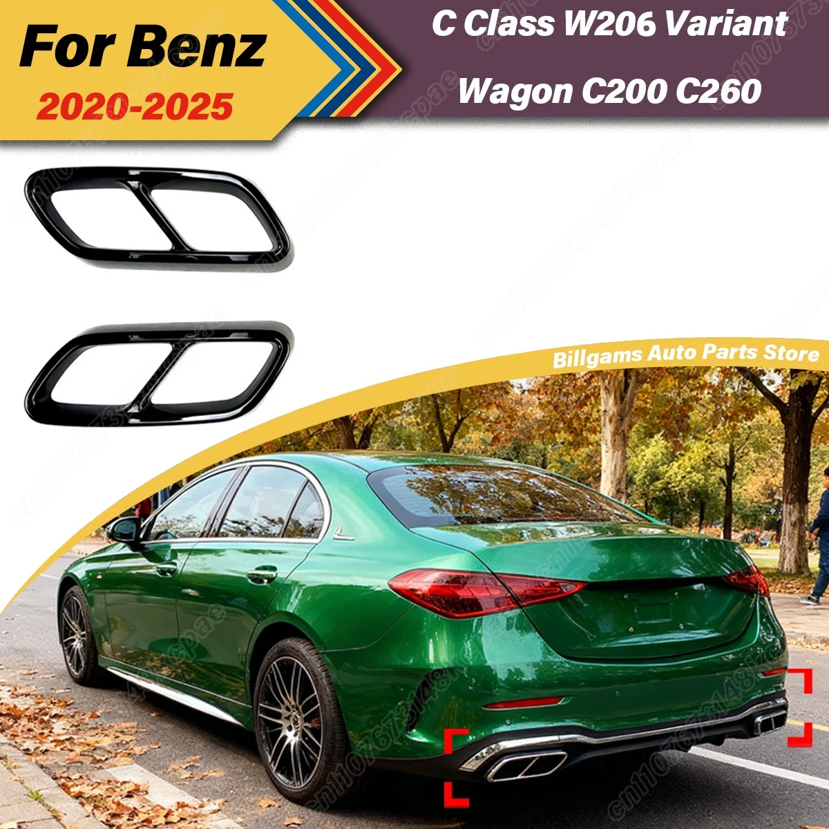 For Mercedes Benz C Class W206 C200 C260 C300 2020 2021 2022 2023 2024 2025 2026 Automobile Tailpipe Frame Decoration Body Kit
For Mercedes Benz C Class W206 C200 C260 C300 2020 2021 2022 2023 2024 2025 2026 Automobile Tailpipe Frame Decoration Body Kit