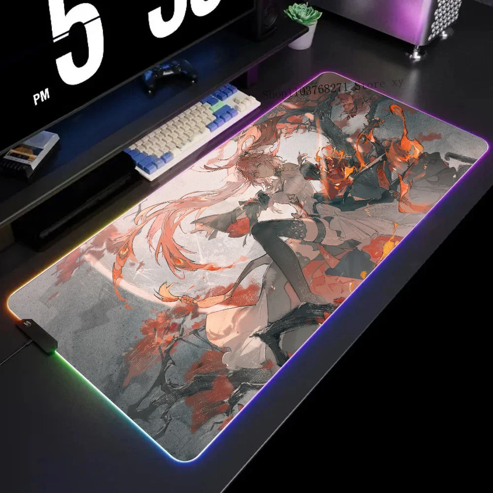 Changli Wuthering Waves Mousepad XXL RGB Gaming Mouse Pads HD Black Gamer Accessories Large LED
Changli Wuthering Waves Mousepad XXL RGB Gaming Mouse Pads HD Black Gamer Accessories Large LED