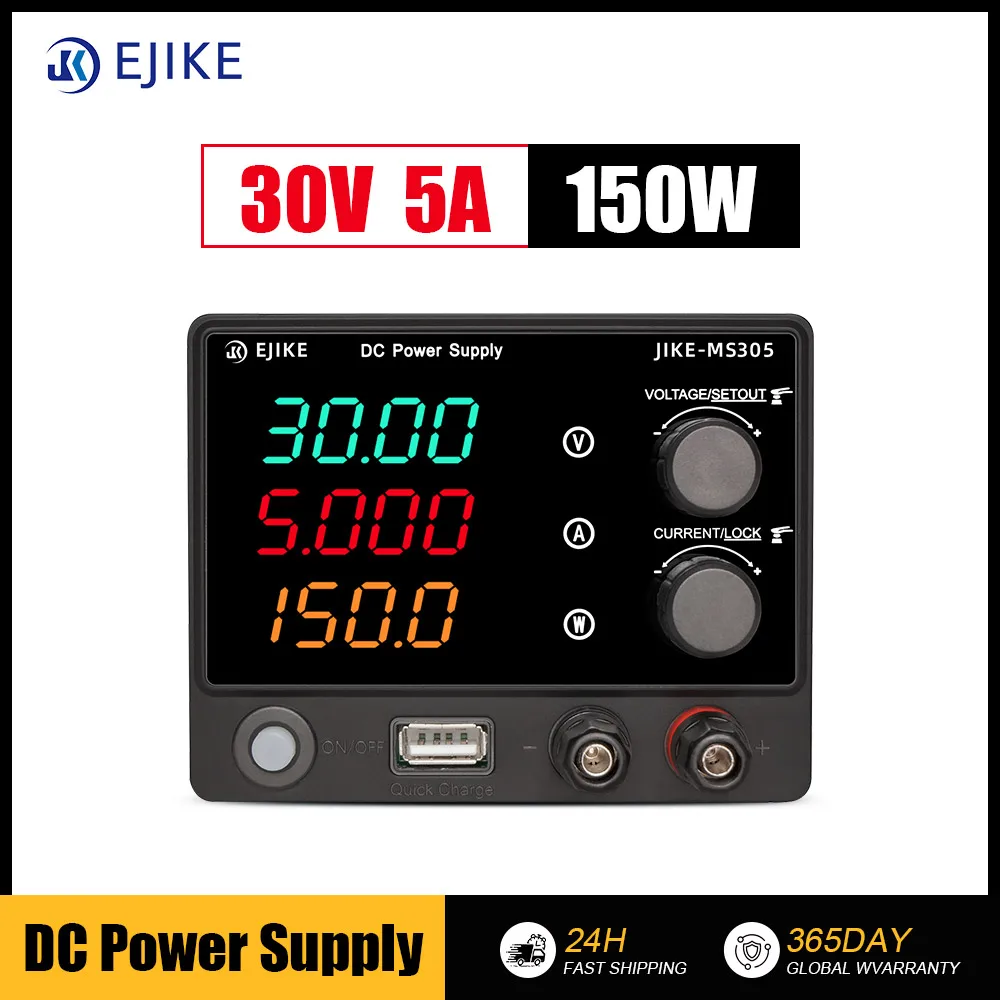 EJIKE, бесплатная доставка, регулируемый источник питания постоянного тока, 30 В, 5 А, стабилизированный USB, быстрая зарядка, регулятор напряжения, лабораторный источник питания постоянного тока 
EJIKE, бесплатная доставка, регулируемый источник питания постоянного тока, 30 В, 5 А, стабилизированный USB, быстрая зарядка, регулятор напряжения, лабораторный источник питания постоянного тока
