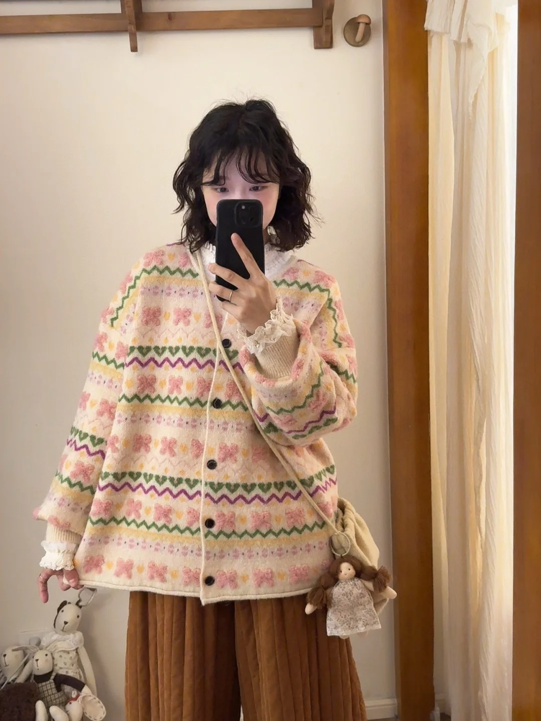 Sweet Sle Knitted Sweater Coat Loose Fit Knot 3D Design Japanese Retro Versatile Women's Online Exclusive Winter ...
Sweet Sle Knitted Sweater Coat Loose Fit Knot 3D Design Japanese Retro Versatile Women's Online Exclusive Winter ...