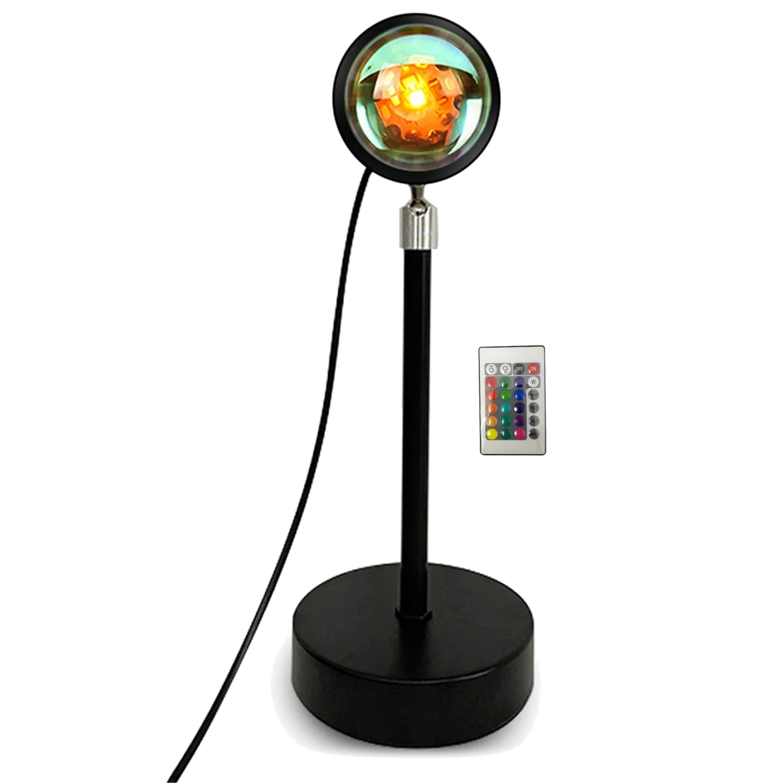 Ambient Projector Lamp 16 Colors 180° Rotatable Remote Control RGB Projection Light for Bedroom
Ambient Projector Lamp 16 Colors 180° Rotatable Remote Control RGB Projection Light for Bedroom