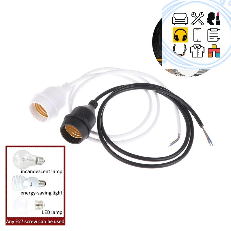 20/30/50/100/200CM Outdoor Waterproof E27 Lamp Holder With Power Cord Socket Industrial Farm Screw String Lamp Connector
20/30/50/100/200CM Outdoor Waterproof E27 Lamp Holder With Power Cord Socket Industrial Farm Screw String Lamp Connector