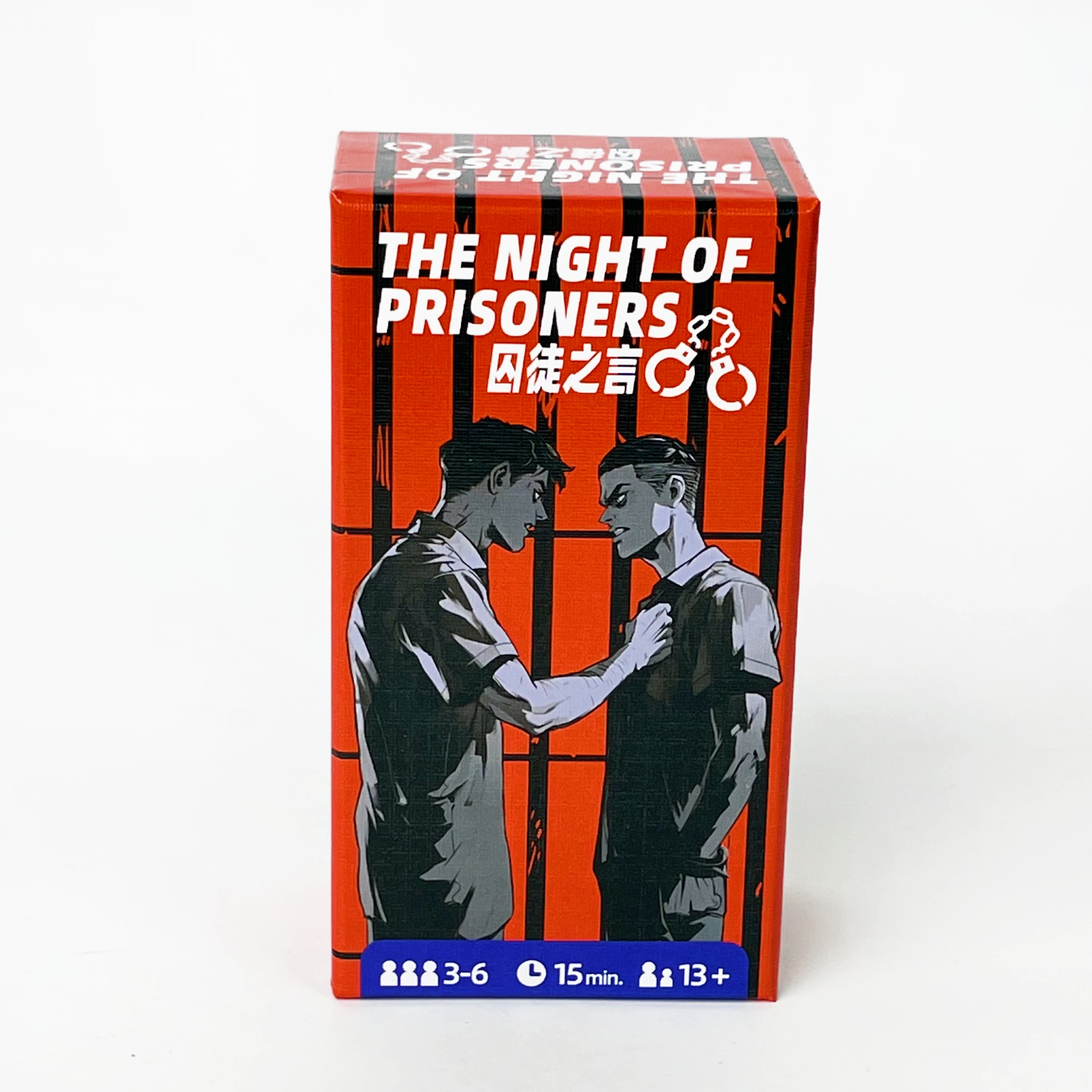 Portable Strategy Board Game: Prisoner Night. Role Identification & Logical Deduction – Perfect for Family Night, Bar Fun
Portable Strategy Board Game: Prisoner Night. Role Identification & Logical Deduction – Perfect for Family Night, Bar Fun