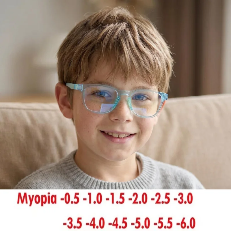 Children's TR silicone anti-blue light glasses computer goggles boys and girls prescription glasses 0~-6.0
Children's TR silicone anti-blue light glasses computer goggles boys and girls prescription glasses 0~-6.0