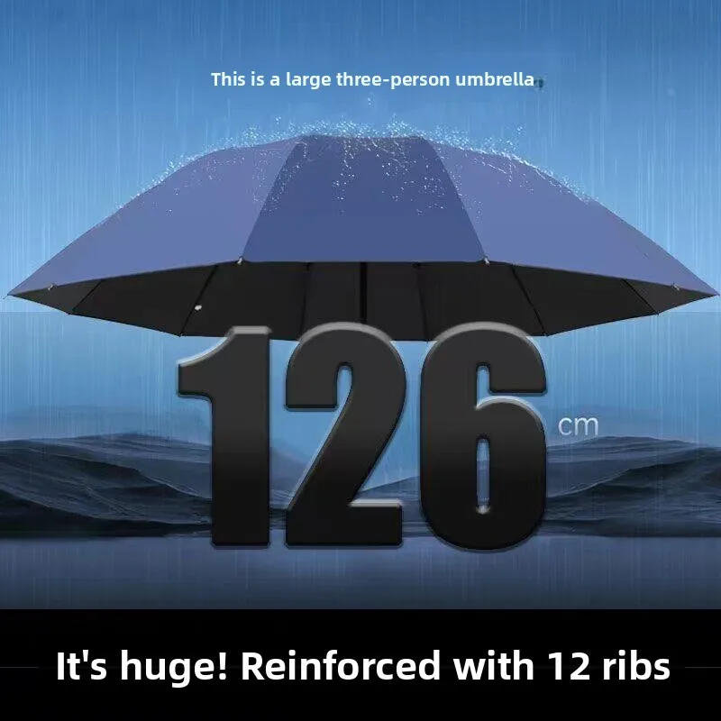 Extra Large Thickened Reinforced Double Umbrella Men Women Use Sunny Rain Two Way Manual Windproof Professional Umbrella
Extra Large Thickened Reinforced Double Umbrella Men Women Use Sunny Rain Two Way Manual Windproof Professional Umbrella