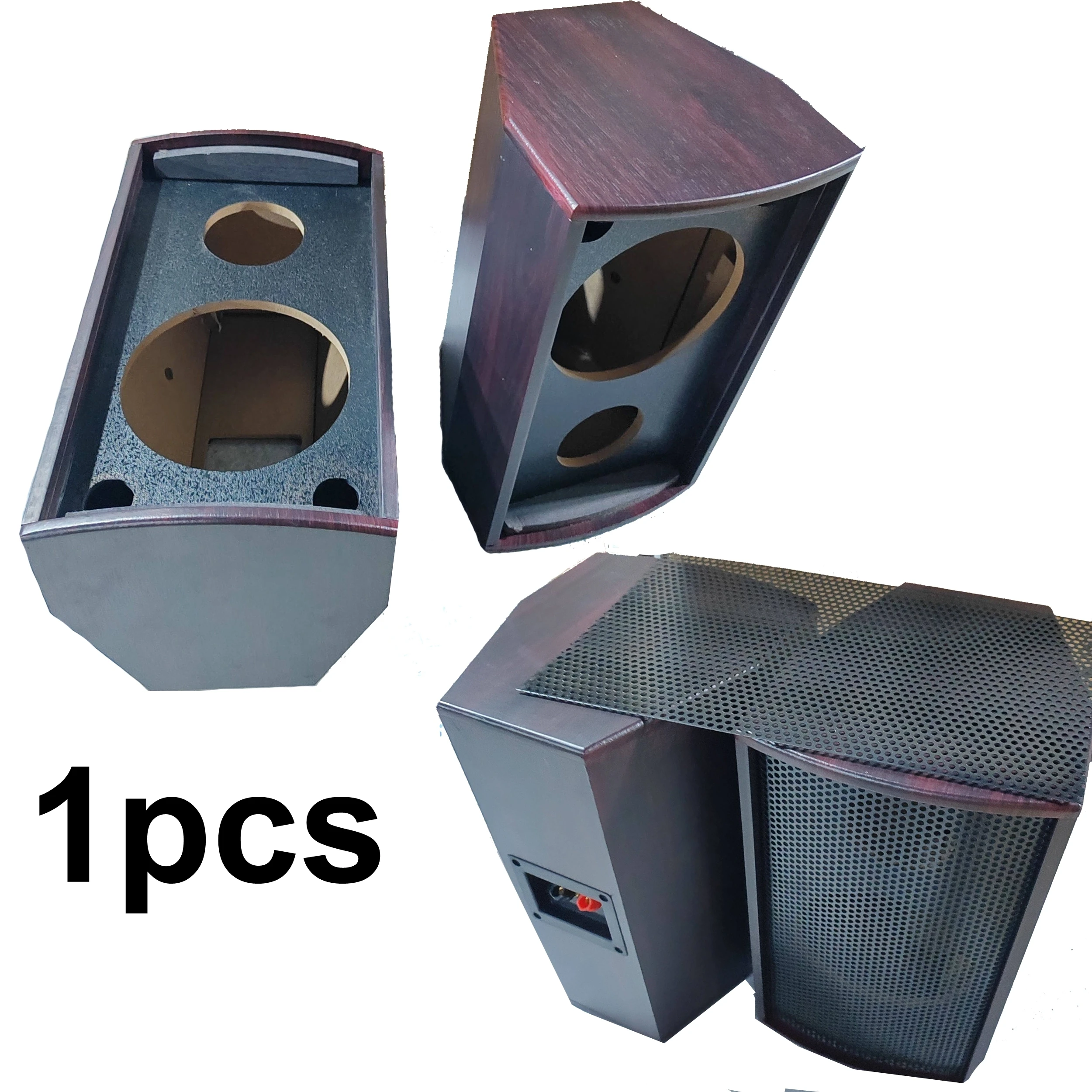 1pcs Brand new 6.5-inch professional speaker empty box body with one high and one low accessories complete DIY
1pcs Brand new 6.5-inch professional speaker empty box body with one high and one low accessories complete DIY