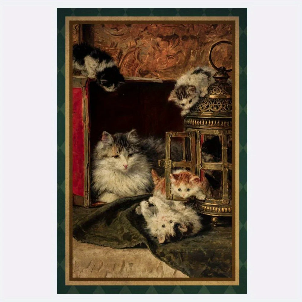 Cat Metal Poster, Animal Aesthetic Painting Metal Sign, Hanging Plaque Sign, Tin Sign Home Living Room Bedroom Toilet Coffee
Cat Metal Poster, Animal Aesthetic Painting Metal Sign, Hanging Plaque Sign, Tin Sign Home Living Room Bedroom Toilet Coffee