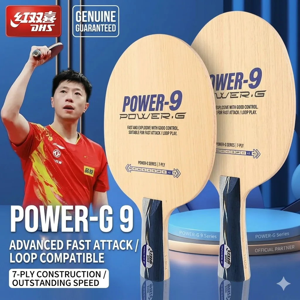DHS PG9 POWER G9 G8 G7 PG 9 7-Ply OFF++ Table Tennis Blade for PingPong Racket De Mesa Same with Hurricane Long
DHS PG9 POWER G9 G8 G7 PG 9 7-Ply OFF++ Table Tennis Blade for PingPong Racket De Mesa Same with Hurricane Long