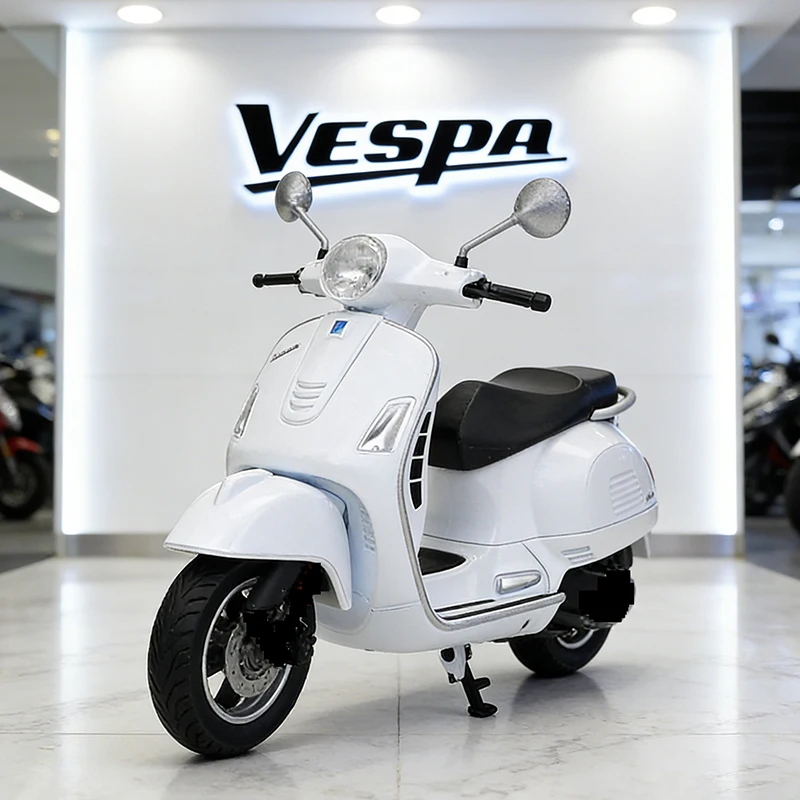 WELLY 1/18 VESPA GTS 125CC 2017 Motorcycle Model Toy Vehicle Collection Autobike Shork-Absorber Off Road Autocycle Toys Car
WELLY 1/18 VESPA GTS 125CC 2017 Motorcycle Model Toy Vehicle Collection Autobike Shork-Absorber Off Road Autocycle Toys Car