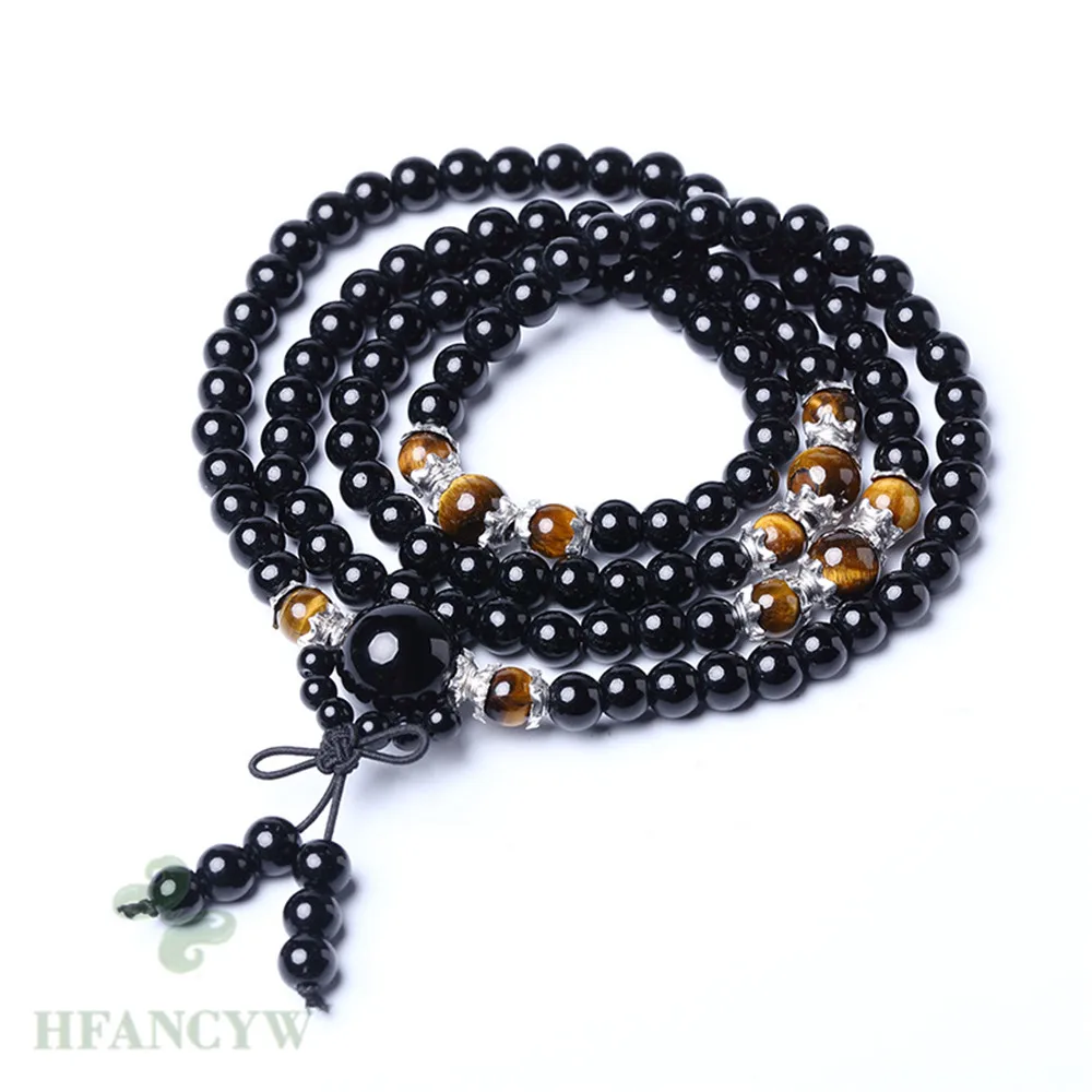 6mm Black Crystal Tiger Eye 108 Beads Necklace Bracelet Wrap Women Trendy Yoga Mala Japa Wear Stackable Beaded Prayer
6mm Black Crystal Tiger Eye 108 Beads Necklace Bracelet Wrap Women Trendy Yoga Mala Japa Wear Stackable Beaded Prayer