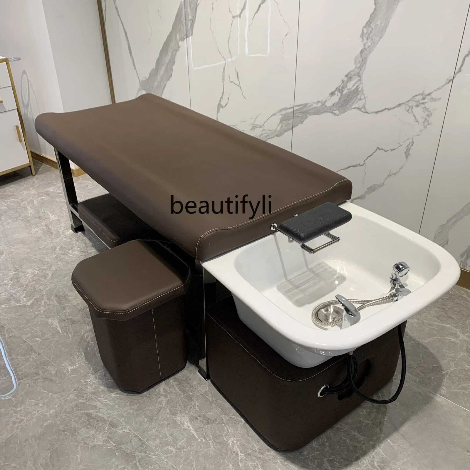 Thai Shampoo Chair Hair Salon Lying Completely Shampoo Chair Flushing Bed Ceramic Basin
Thai Shampoo Chair Hair Salon Lying Completely Shampoo Chair Flushing Bed Ceramic Basin