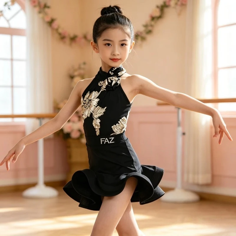 Girls Latin Dance Dress Kids Samba ChaCha Ballroom Competition Performance Costume Performance Accessories Dance Wear Zym
Girls Latin Dance Dress Kids Samba ChaCha Ballroom Competition Performance Costume Performance Accessories Dance Wear Zym