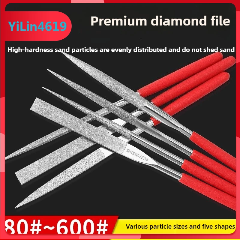 Diamond Files, Top-grade Alloy Hand Files, Files of Various Shapes, with Dimensions of 5*180mm
Diamond Files, Top-grade Alloy Hand Files, Files of Various Shapes, with Dimensions of 5*180mm