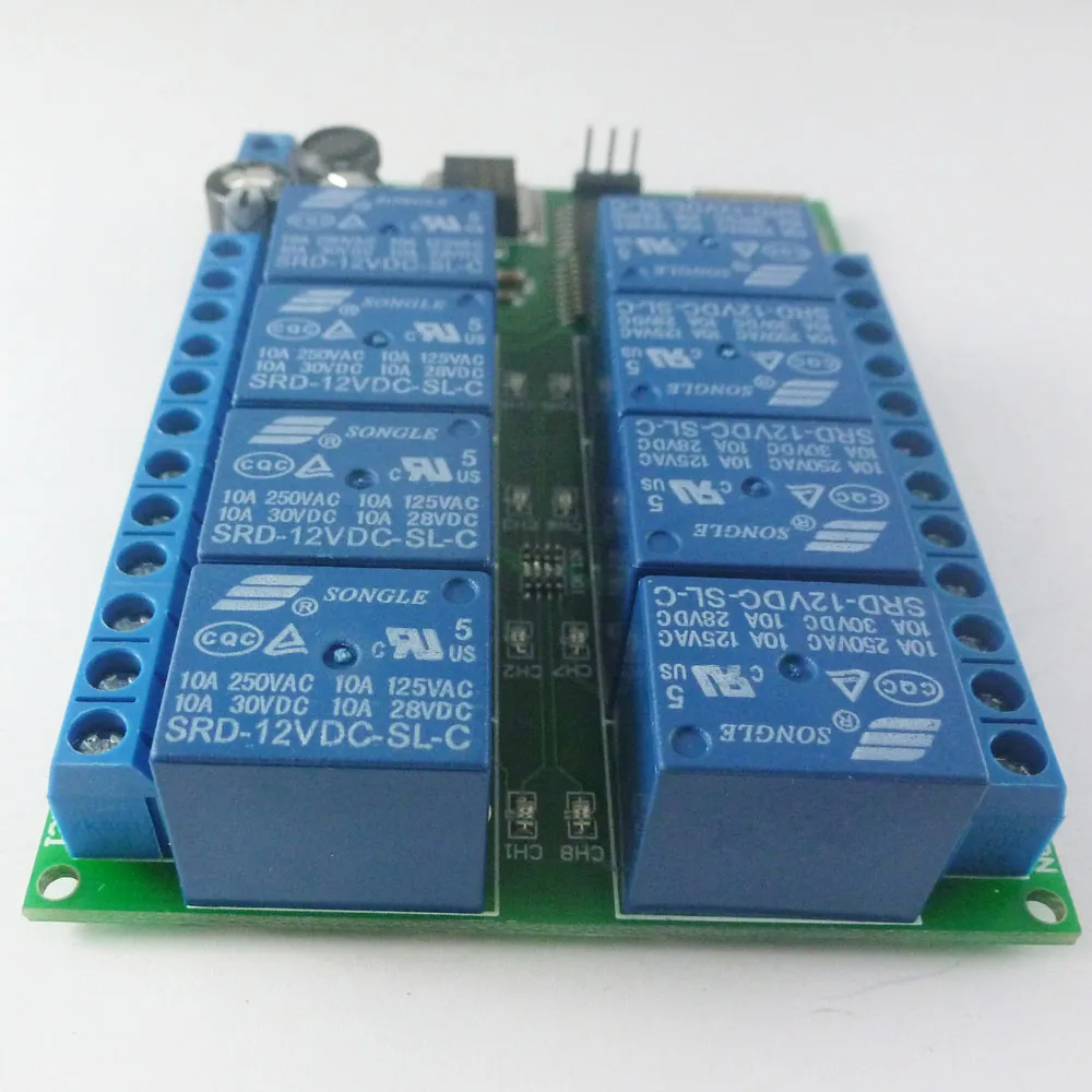 DC 12V Home Bluetooth Relay Module LED Lighting- Android 8 Channel for Smart Phone Control
DC 12V Home Bluetooth Relay Module LED Lighting- Android 8 Channel for Smart Phone Control