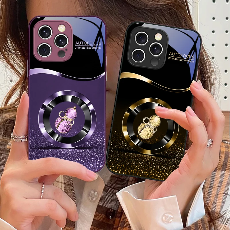 Golden Lucky Gourd For iPhone 16 E 15 14 13 Plus 12 mini 11 Pro Max XR Xs Max 16E X 7 8 6 6S 2022 Tempered Glass Phone Case
Golden Lucky Gourd For iPhone 16 E 15 14 13 Plus 12 mini 11 Pro Max XR Xs Max 16E X 7 8 6 6S 2022 Tempered Glass Phone Case
