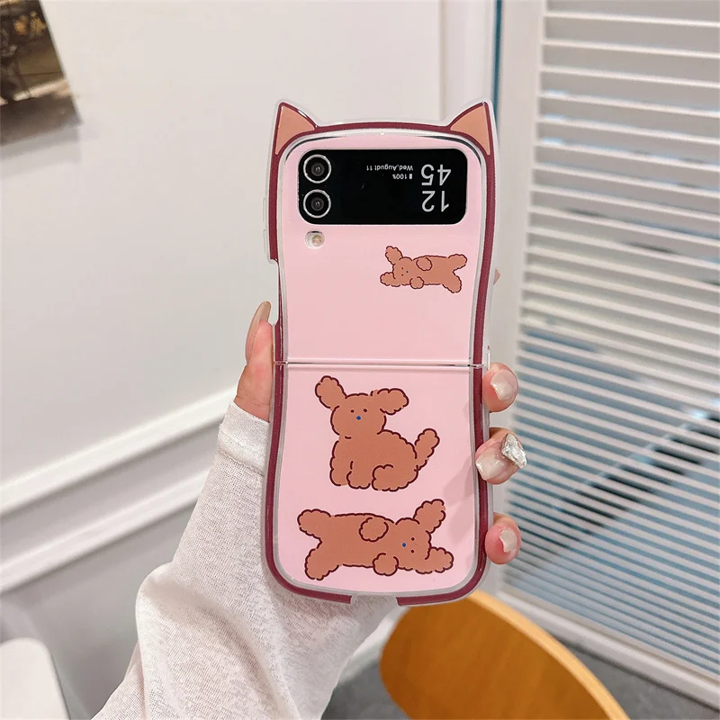 Чехол для телефона Samsung Galaxy Z Flip 6 5 4 3 ZFlip6 Z Flip6 ZFlip 6, милая подвеска в виде собаки, медведя, кошачьих ушей, противоударный чехол
Чехол для телефона Samsung Galaxy Z Flip 6 5 4 3 ZFlip6 Z Flip6 ZFlip 6, милая подвеска в виде собаки, медведя, кошачьих ушей, противоударный чехол