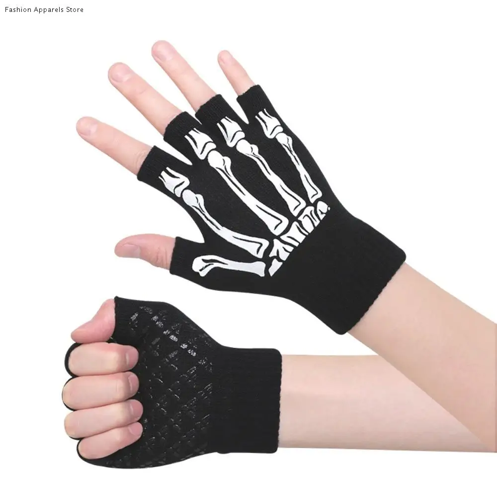 Universal Black Punk Skeleton Gloves Stretch Ghost Claw Halloween Skeleton Gloves Knitted Thicken Cosplay Gloves Halloween Party
Universal Black Punk Skeleton Gloves Stretch Ghost Claw Halloween Skeleton Gloves Knitted Thicken Cosplay Gloves Halloween Party
