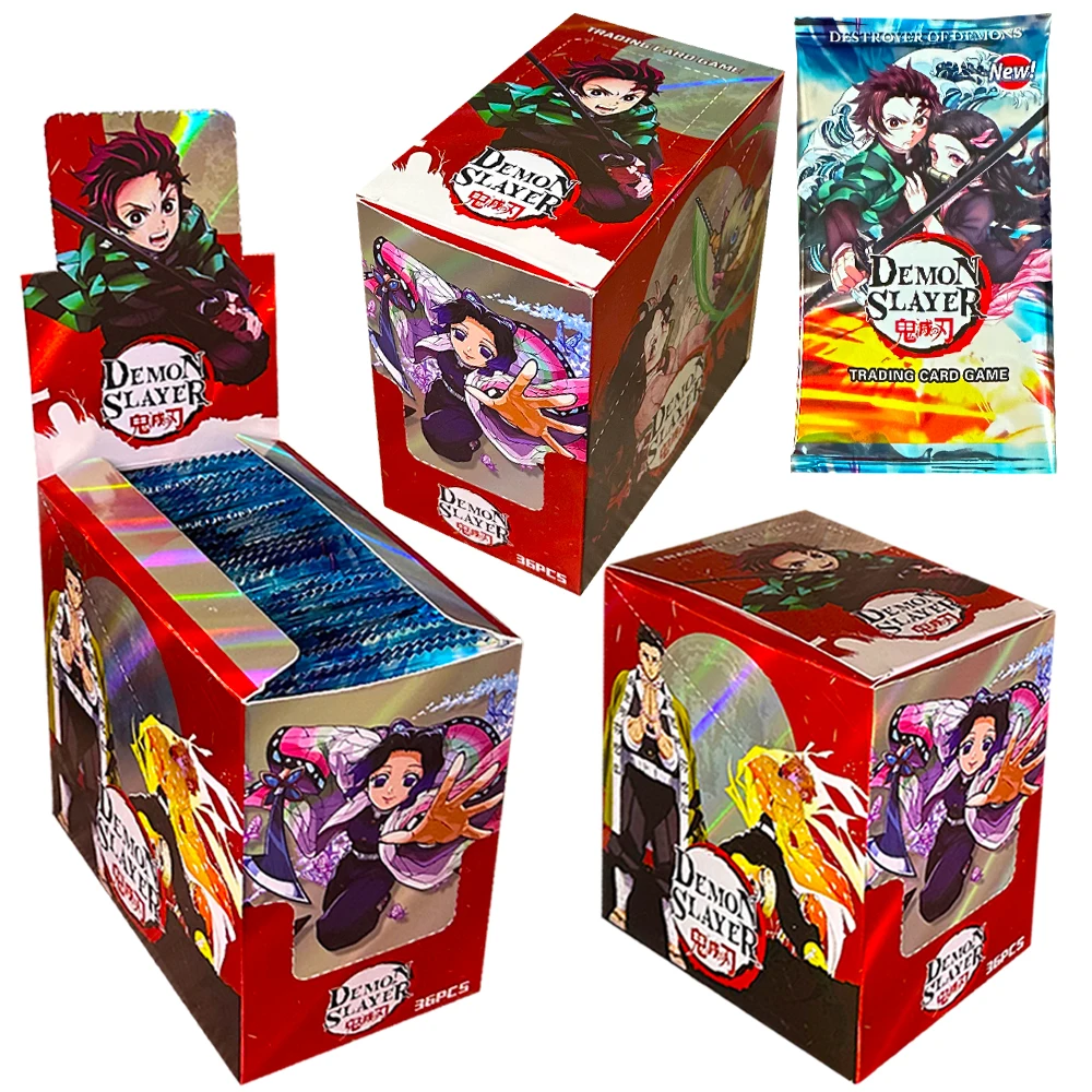 36PCS New English Version Demon Slayer Cards Rare SR Card Japanese Anime Booster Box TCG Card Toy Hobbies Gifts
36PCS New English Version Demon Slayer Cards Rare SR Card Japanese Anime Booster Box TCG Card Toy Hobbies Gifts