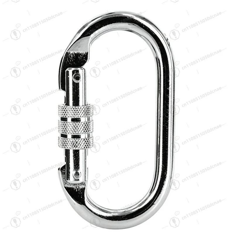 25KN O-Type Steel Locking Carabiner Quick Connect Buckle for Rock Climbing Mountaineering High Altitude Work Safety
25KN O-Type Steel Locking Carabiner Quick Connect Buckle for Rock Climbing Mountaineering High Altitude Work Safety