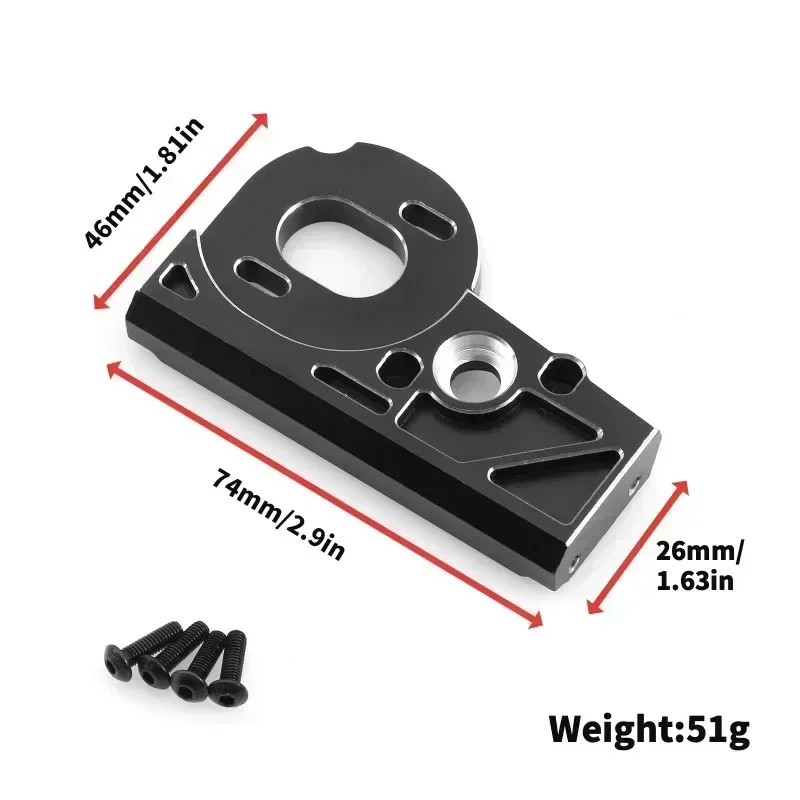 Металлическое крепление двигателя для радиоуправляемого краулера Axial SCX10 PRO 1/10, запчасти и аксессуары для тюнинга
Металлическое крепление двигателя для радиоуправляемого краулера Axial SCX10 PRO 1/10, запчасти и аксессуары для тюнинга