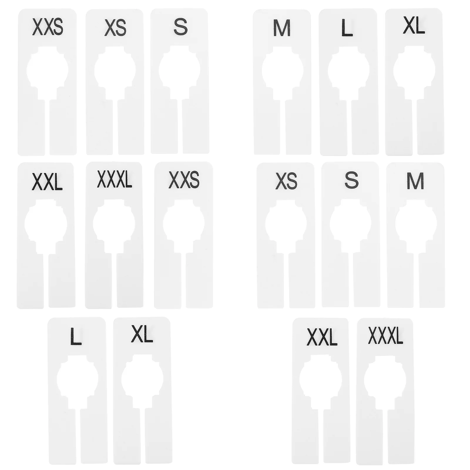 16Pcs Clothes Dividers Rectangular Closet Organizers Plastic Hangers Easy Sorting 8 Sizes Closet Dividers
16Pcs Clothes Dividers Rectangular Closet Organizers Plastic Hangers Easy Sorting 8 Sizes Closet Dividers