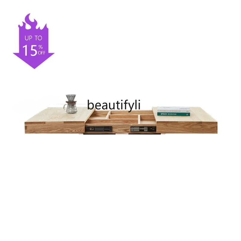 Q181 Suspended Solid Wood Tea Table Acrylic Storage Japanese Style Log Silent Style Tatami Living Room Low Table Tea Table B
Q181 Suspended Solid Wood Tea Table Acrylic Storage Japanese Style Log Silent Style Tatami Living Room Low Table Tea Table B