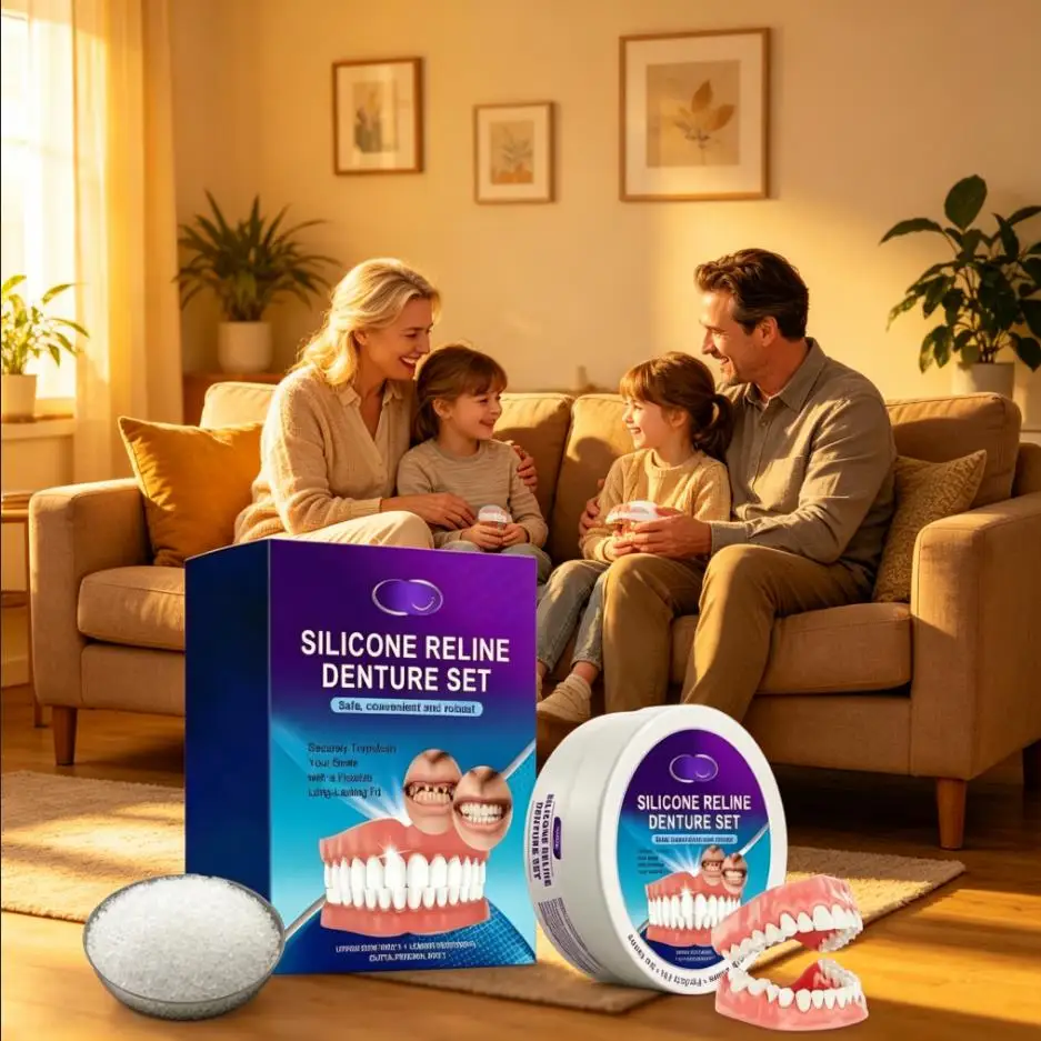 Random Pack Silicone Reline Denture Kit Set Veneers in Teeth Comfort Fit Instant for Dentures CK848
Random Pack Silicone Reline Denture Kit Set Veneers in Teeth Comfort Fit Instant for Dentures CK848
