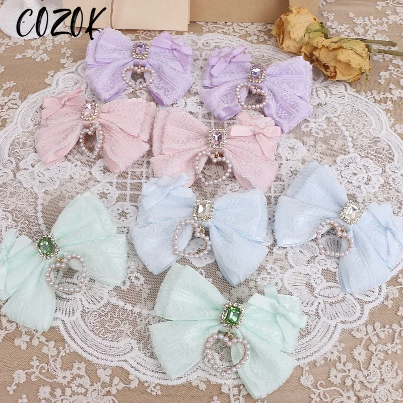 Cute Handmade Mine Series Sweet Girly Candy Color Rhinestone Love Pearl Pendant Barrettes Lolita Girls Side Hairclips Hairpin
Cute Handmade Mine Series Sweet Girly Candy Color Rhinestone Love Pearl Pendant Barrettes Lolita Girls Side Hairclips Hairpin
