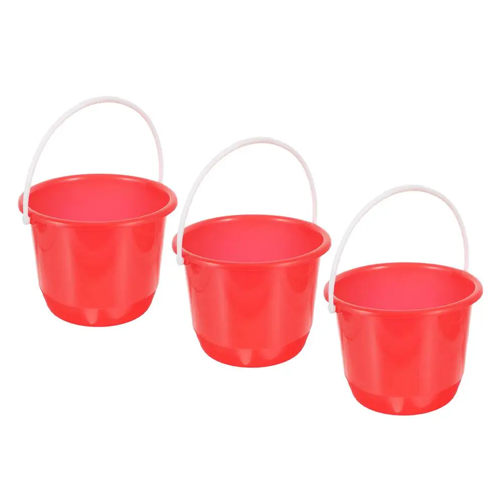 3 Pcs Bucket Garden Buckets with Handles Clothes Washing Car Thicken for Bath Cleaning Pp Beach Pail
3 Pcs Bucket Garden Buckets with Handles Clothes Washing Car Thicken for Bath Cleaning Pp Beach Pail