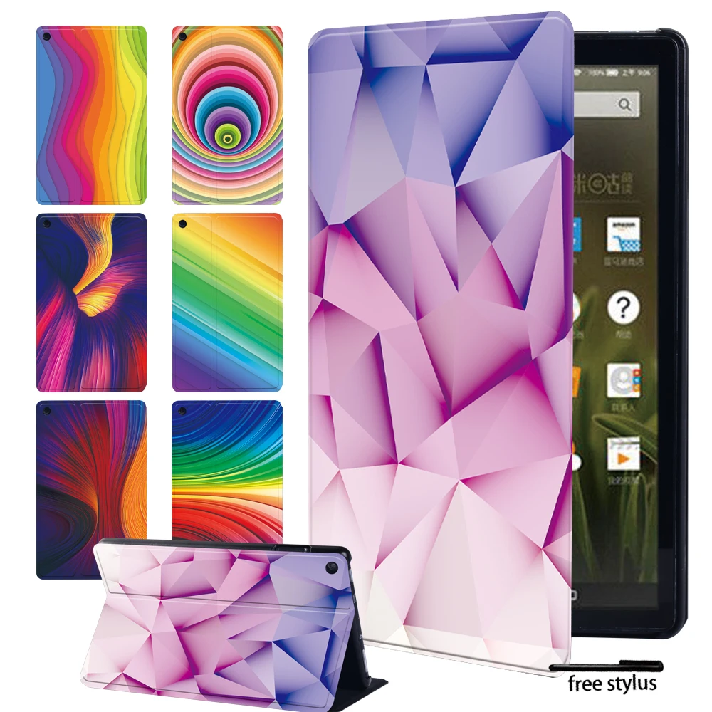 For Amazon Fire 7 (5th 7th 9th)/HD 8 (6th 7th 8th Gen) Folding Stand Smart Cover for HD 10(5th 7th 9th) Tablet Case Print Cover
For Amazon Fire 7 (5th 7th 9th)/HD 8 (6th 7th 8th Gen) Folding Stand Smart Cover for HD 10(5th 7th 9th) Tablet Case Print Cover