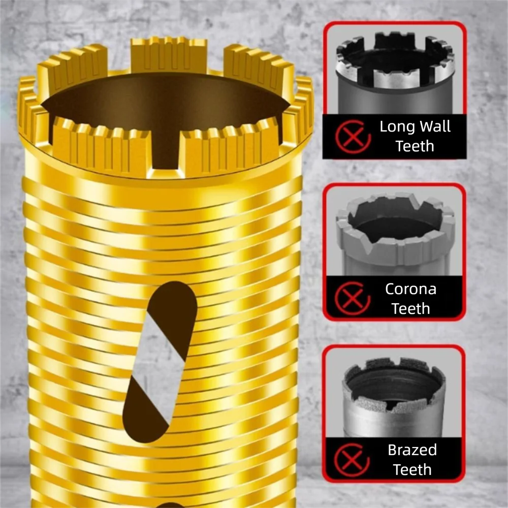 Sturdy Drill Bit Drill Bit High Performance Effortless Mounting Core Drill Concrete Perforator Professional Use
Sturdy Drill Bit Drill Bit High Performance Effortless Mounting Core Drill Concrete Perforator Professional Use