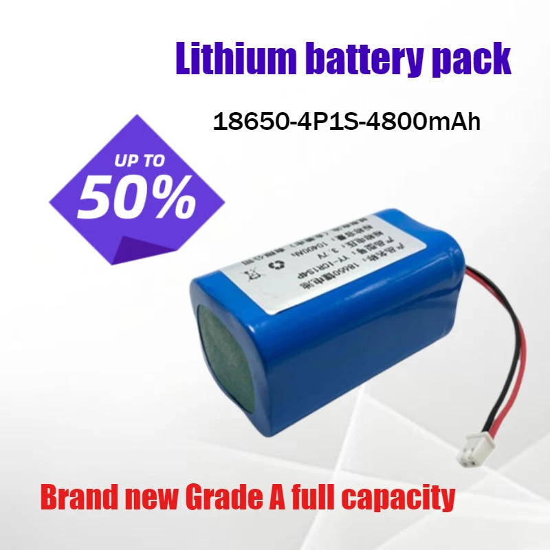 3.7V 18650 lithium battery pack with protection board, rechargeable battery for robots beauty devices and handheld mini fans
3.7V 18650 lithium battery pack with protection board, rechargeable battery for robots beauty devices and handheld mini fans