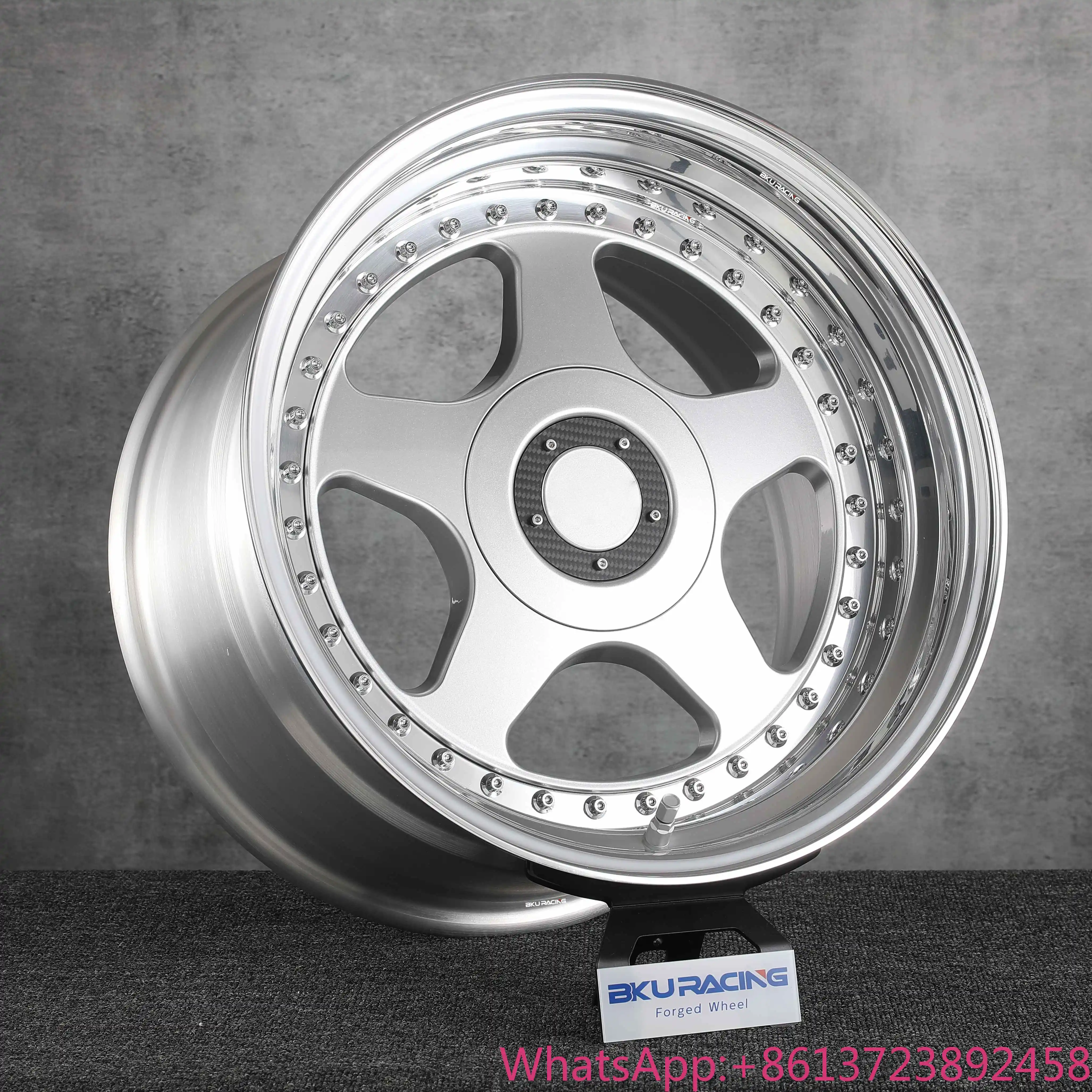 BK Forged 3 Piece Wheels for Mercedes R129 R107 W124 W126 W205 W204 W211 W212 W203 16 17 18 Inch Rim Polished Alloy 5x112 Wheels
BK Forged 3 Piece Wheels for Mercedes R129 R107 W124 W126 W205 W204 W211 W212 W203 16 17 18 Inch Rim Polished Alloy 5x112 Wheels