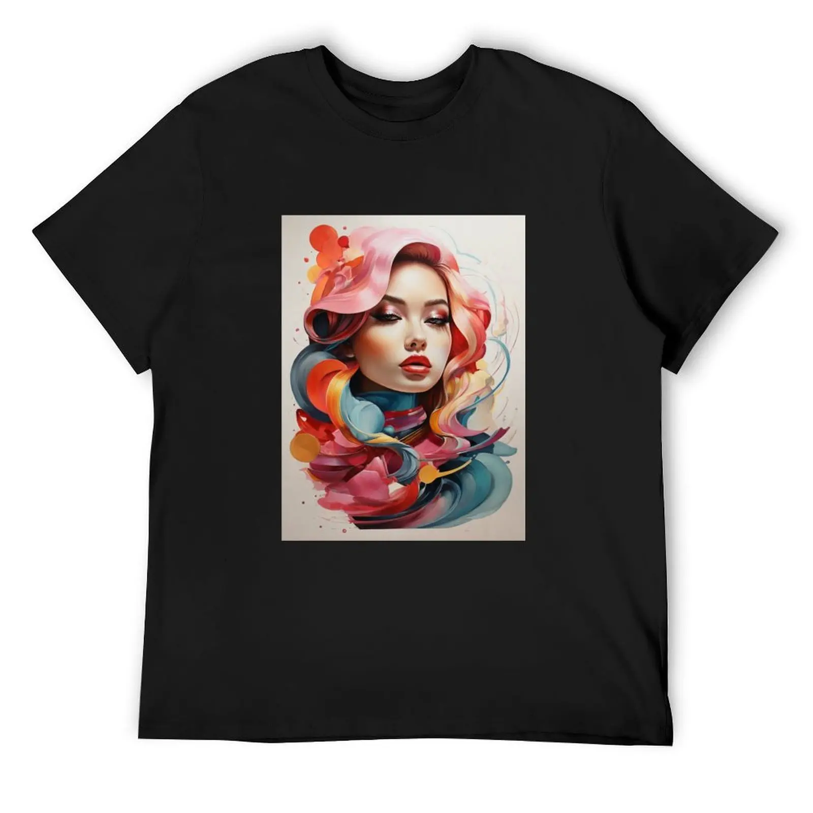 A beautyful girl with colorful hair illustration T-Shirt customs design your own croswit shirt man anime shirt t shirts for men
A beautyful girl with colorful hair illustration T-Shirt customs design your own croswit shirt man anime shirt t shirts for men