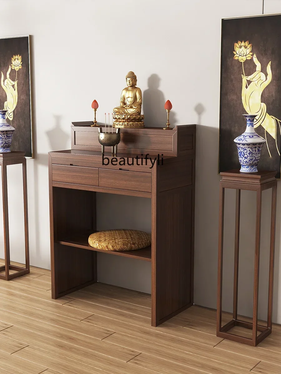V Solid Wood Altar Cabinet Simple Buddha Shrine Buddha Niche Guanyin God of Wealth Buddha Cabinet Prayer Altar Table
V Solid Wood Altar Cabinet Simple Buddha Shrine Buddha Niche Guanyin God of Wealth Buddha Cabinet Prayer Altar Table
