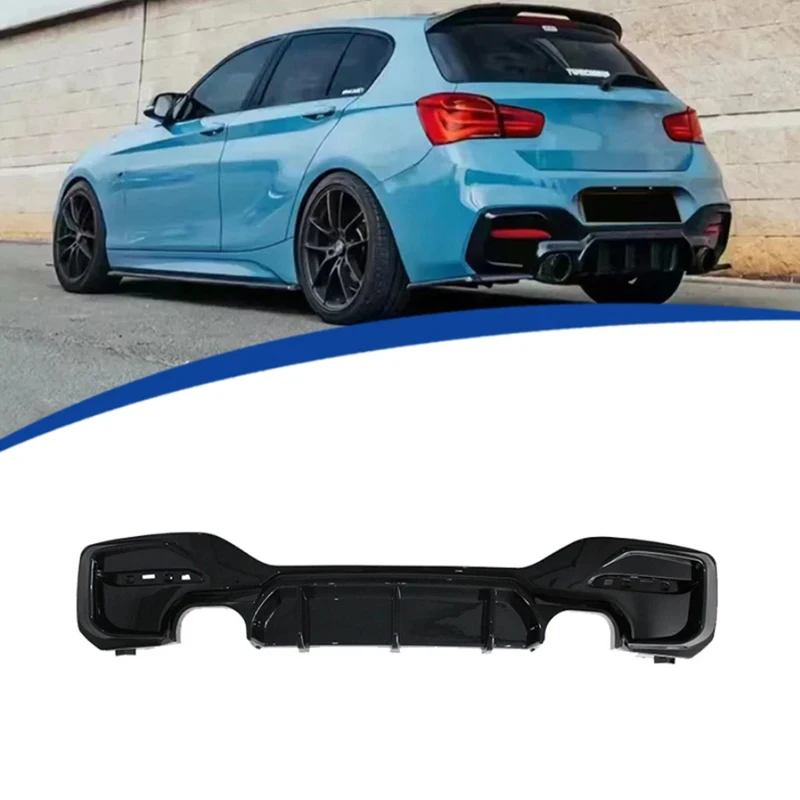 For BMW 1 series F20 2015-2019 Bright Black Car Rear Bumper Diffuser Rear Splitters Glossy Black Spoiler Back lip Car Accessorie
For BMW 1 series F20 2015-2019 Bright Black Car Rear Bumper Diffuser Rear Splitters Glossy Black Spoiler Back lip Car Accessorie