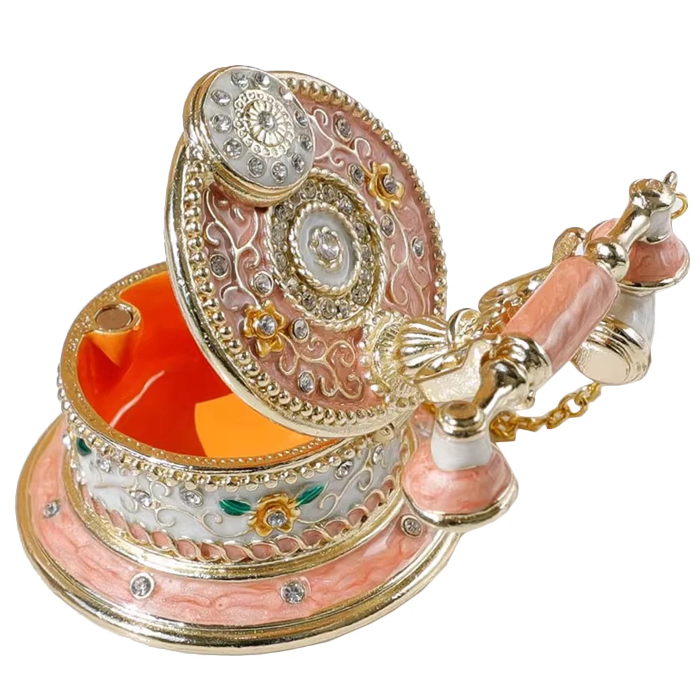 Retro Telephone Jewelry Box Vintage Decorative Storage Case Pink Small Trinket Holder Necklace Ring Dust Proof Scratch Resistant
Retro Telephone Jewelry Box Vintage Decorative Storage Case Pink Small Trinket Holder Necklace Ring Dust Proof Scratch Resistant