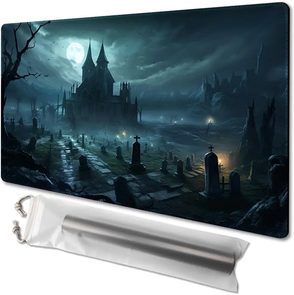 Board Game MTG Playmat Game Pad Size 60X35 CM Play Mats Compatible for TCG CCG - A Spooky Place
Board Game MTG Playmat Game Pad Size 60X35 CM Play Mats Compatible for TCG CCG - A Spooky Place