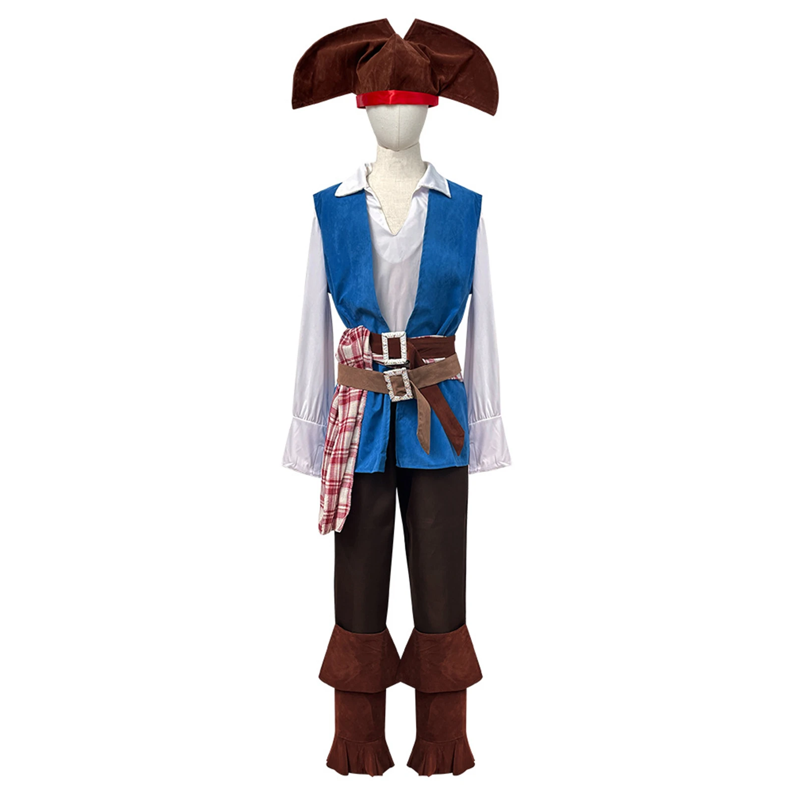 Pirate Costume Men Cosplay Pirate Outfit Halloween Adult Captain Shirt Pants Belt Dress Up
Pirate Costume Men Cosplay Pirate Outfit Halloween Adult Captain Shirt Pants Belt Dress Up