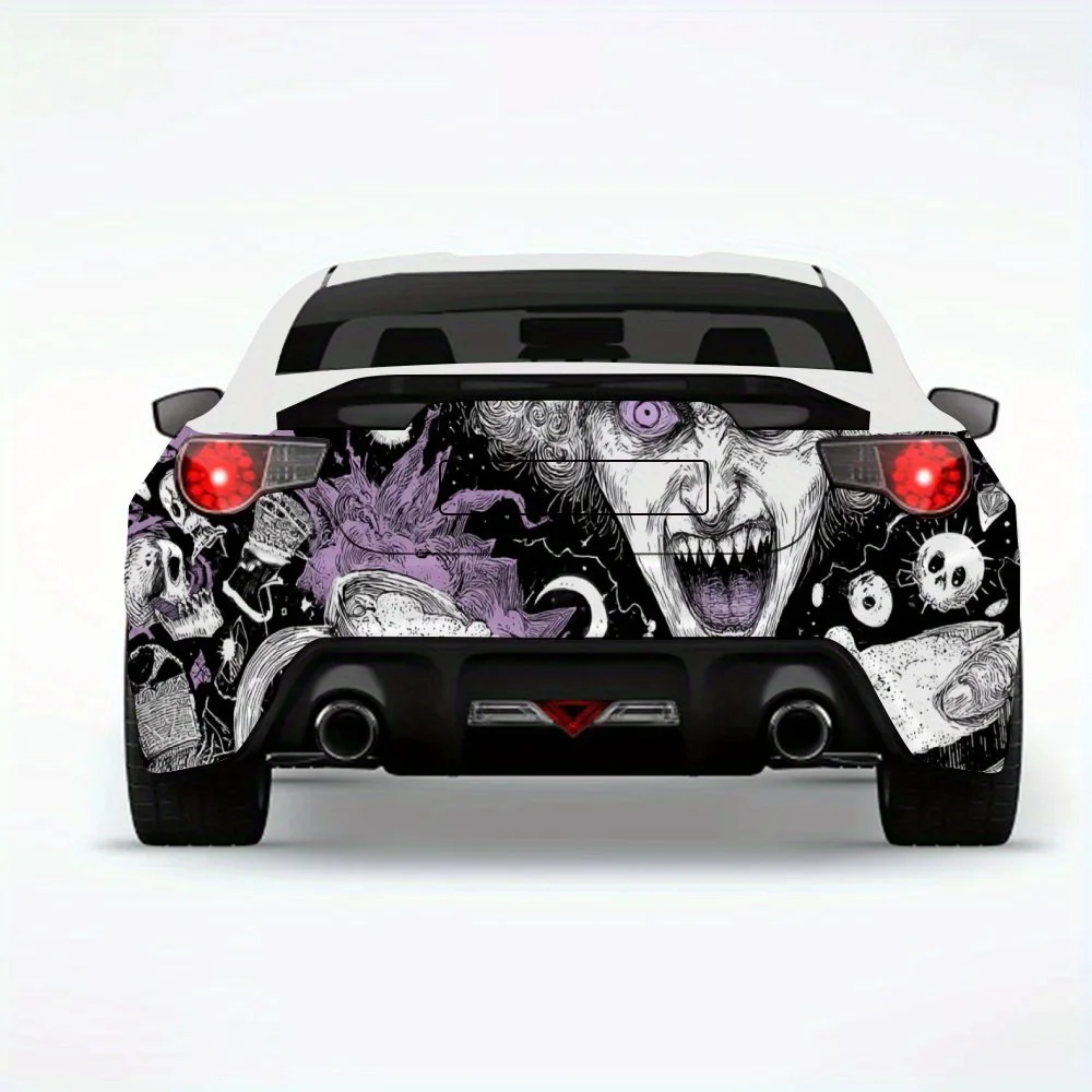 Horror Character with Purple Eyes Car Sticker,Vinyl Decal for Car Rear, Waterproof Self-Adhesive Vinyl Stickers for Vehicle Tail
Horror Character with Purple Eyes Car Sticker,Vinyl Decal for Car Rear, Waterproof Self-Adhesive Vinyl Stickers for Vehicle Tail